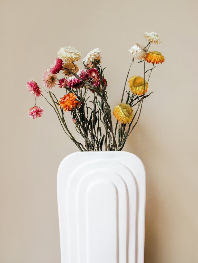 Gedroogde bos Helichrysum - Kleuren Mix - Droogbloemen