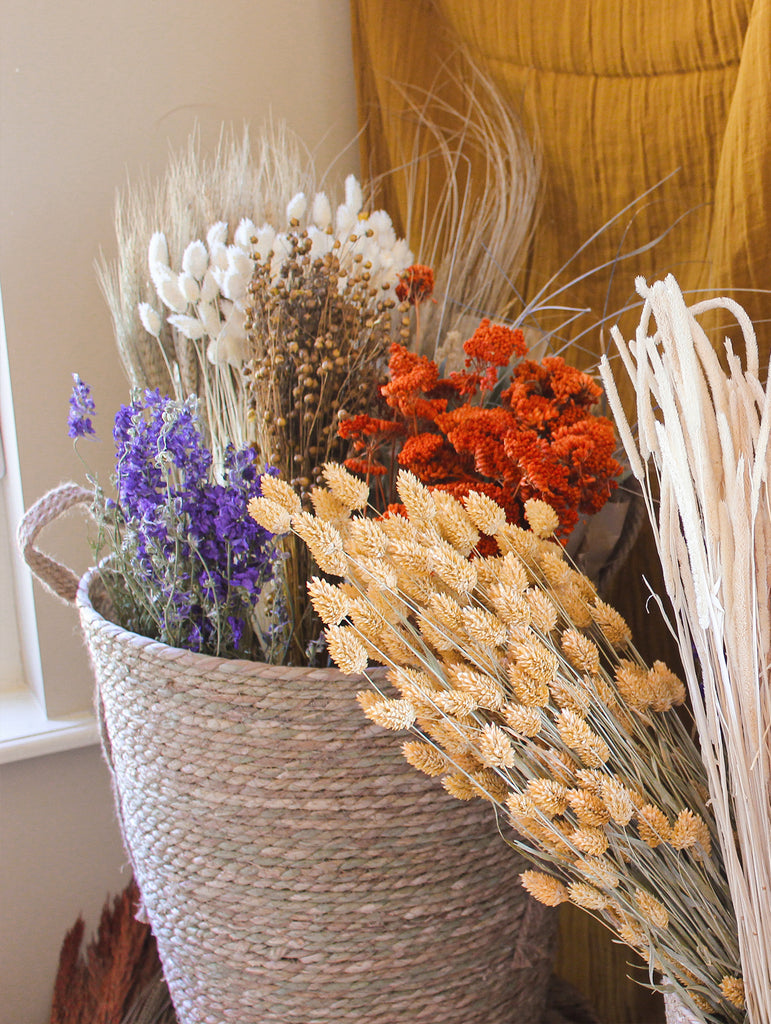 Gedroogde Bos Ridderspoor Paars - Droogbloemen