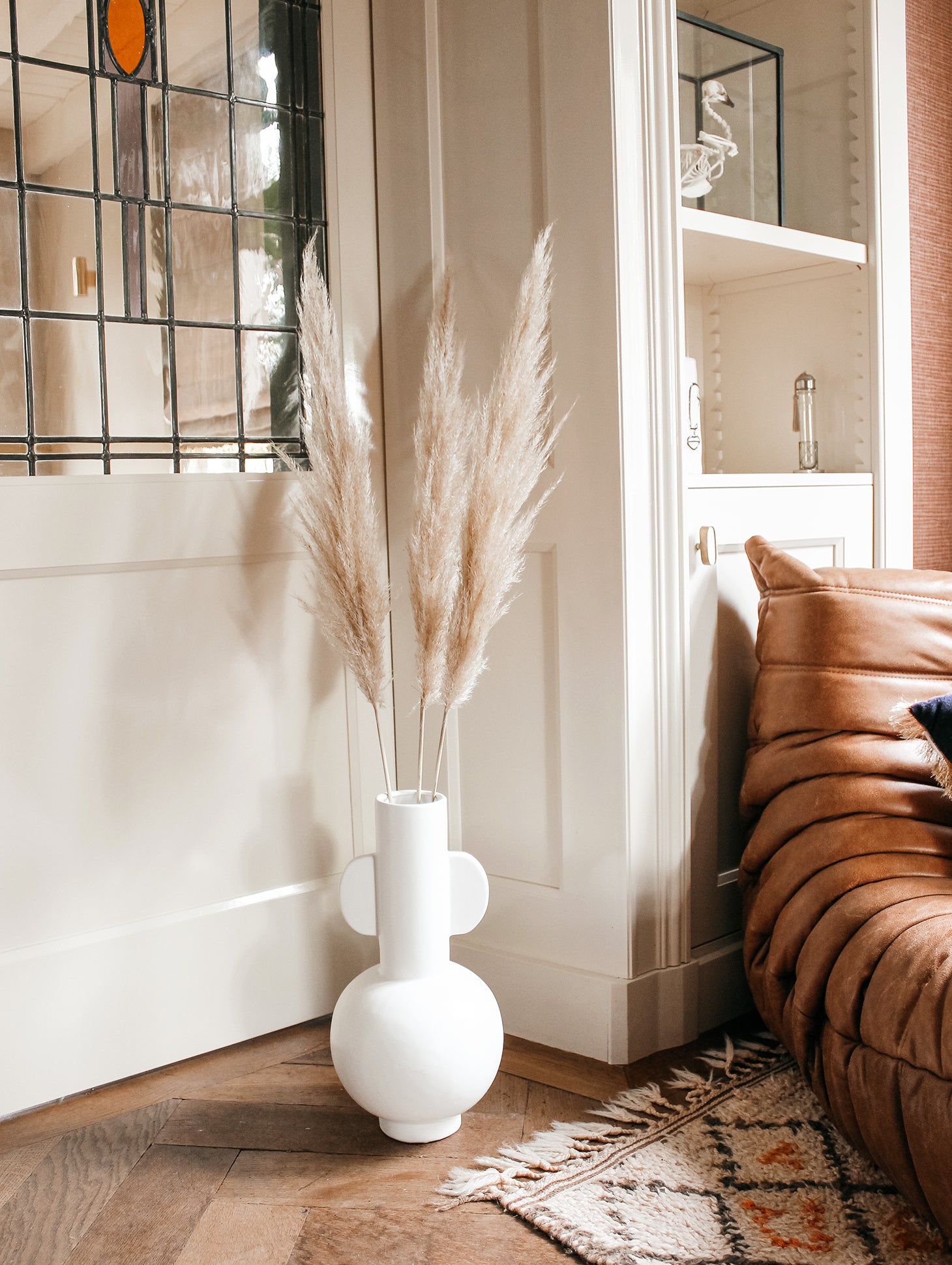 Pampasgras, gedroogd, 60 stuks, natuurlijke droogbloemen, decoratie, doe-het-zelf