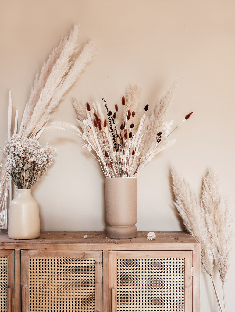 Droogboeket Coffee Please Pampas Pluimen - Droogboeketten