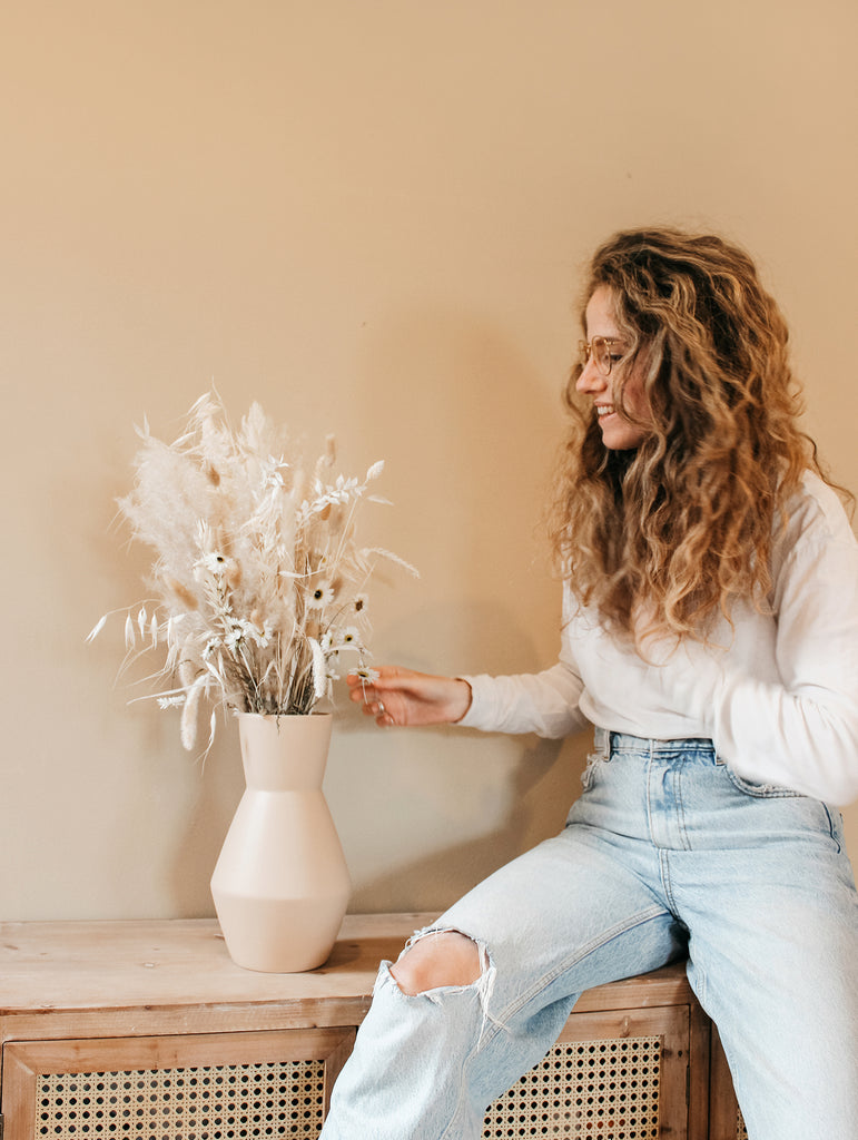 Droogboeket Soft Ivory - Pampas Pluimen Neutrals - Droogboeketten