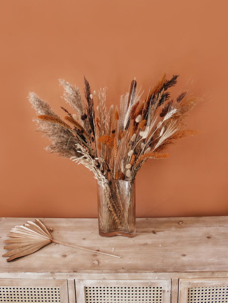 Droogboeket herfst oranje